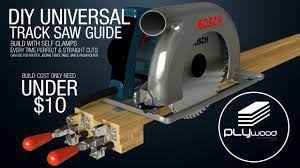 Diy Universal Track Saw Guide With Self Clamps Circular Saw Jigsaw Router Guide Youtube Best Circular Saw Circular Saw Circular Saw Jig