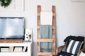 Here's the thing about social media… it's not always real! Diy Blanket Ladders A Modern Concept With A Rustic Appeal