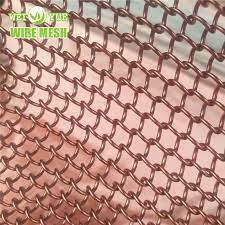 Copper chicken wire mesh mail sorter w/ hooks with a vintage inspired aesthetic, this copper chicken wire mail sorter is a wonderful addition to any entryway! China Aluminum Alloy Chain Mail Ring Wire Mesh For Decorative Curtain China Chainmail Curtain Decorative Wire Mesh