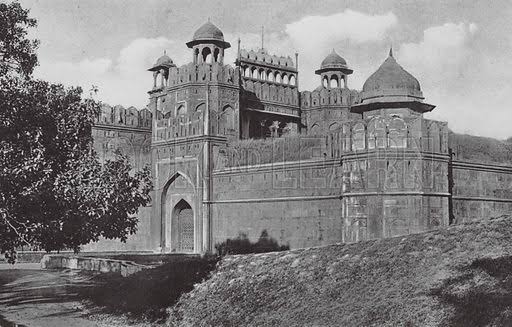 The Interior of Delhi Gate, Fort Delhi, India stock image | Look and Learn