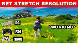 How To Get Stretched Resolution Ps4 Pc Xbox In Fortnite Season 2 Youtube