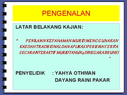 Begitu juga dengan latar belakang sebuah. Kpr 4063 Kajian Tindakan Dalam Pendidikan Analisis Kajian