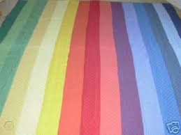 Supremely soft and intricately patterned, matelassé bedding is a luxurious staple for all four seasons. New Rainbow Patchwork Art Quilt From The Company Store 21615967