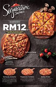 Bacon margherita pizza at pizza hut menu and prices of classic pizzas at pizza hut.beef, ham, seasoned pork, pepperoni, and italian sausage combined with the zesty flavors of. Pizza Hut Signature Series Promotion In Malaysia Pizza Hut Food Toppings
