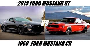 2015 Mustang Gt Vs 1968 Ford Mustang Cr Villain Mustang 2015 Mustang Gt Mustang Gt