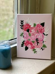 Shop art.com for the best selection of flowers canvas wall art online. Empirisk Ringe Heks Flower Canvas Painting Nindyatour Com