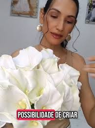 Copo de leite em tecido artesanal: flores personalizadas