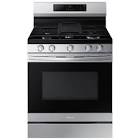 30 in. 6 cu.ft Stainless-Steel Freestanding Gas Range with Air Fry NX60A6511SS/AA Samsung