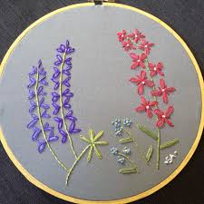 Sort by popularity sort by newness sort by price: My First Embroidery Some Alaskan Wildflowers Embroidery