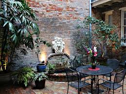 French Quarter Courtyard Is Hidden Brick Patios French Courtyard Patio