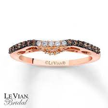 Levian Chocolate Diamonds 1 5 Ct Tw Wedding Band 14k Gold Rose Gold Mens Wedding Band Levian Chocolate Diamonds Chocolate Diamonds