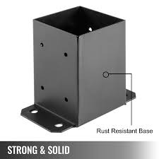 The deck store is the proud supplier of all the major brands of post caps for your deck rail or fence project. 5 Pack 4x4 Fence Post Base Post Anchor Powder Coated Porch Railing Pos Vevor Us
