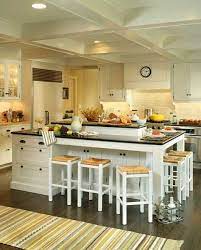 One of the best features of any island is its potential to add extra dining space to your. Hamptons Style Kitchen Traditional Kitchens Kitchens Com Kitchen Island Designs With Seating Interior Design Kitchen Kitchen Island With Seating