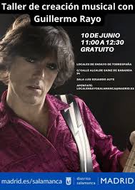 Taller de creación musical en los locales de ensayo Torrespaña