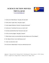 We're finally heading back to the moon, and now is your chance to show off your skills. Science Fiction Movies Trivia Quiz Trivia Champ