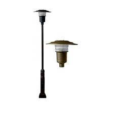 Dabmar 30w 1 Light Drop Post Led Lamp Post W Pc Lens Bronze Dabmar Gm6500 Led30 Bz Homelectrical Com