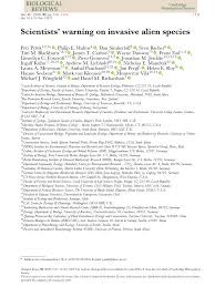 Our pest controllers practice the latest in the handling of poisons, insecticides, traps and fumigation techniques. Pdf Scientists Warning On Invasive Alien Species