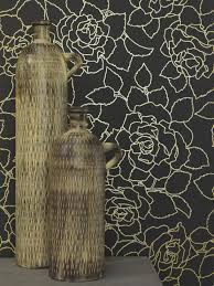 gold wallcoverings goud behang collectie brocante bn wallcoverings goud behang behang gouden bloemen