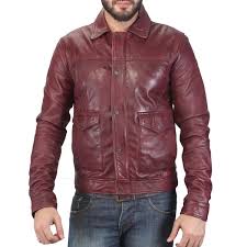 Wine Mens Leather Jacket Leather Jacket Leather Jacket Men Jackets