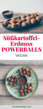Schnelle Susskartoffel Erdnuss Bliss Balls Annelina Waller Rezept Gesunde Rezepte Wenig Kalorien Vegane Snacks Gesunde Snacks