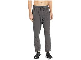 jockey active french terry pants mens workout charcoal grey