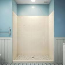 Choose an acrylic drop in tub for an easy update in a new or existing surround; Glue Up Shower Walls Surrounds Showers The Home Depot