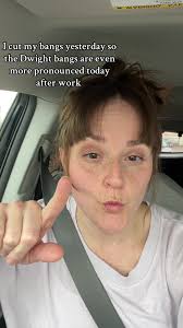 Dwight Schrute Bangs Curly