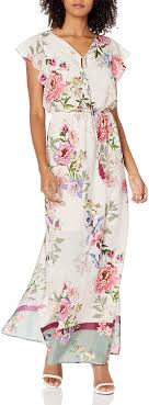 See more ideas about floral foam, floral, flower arrangements. Adrianna Alternative Dealer Papell Women S Floral Maxi Print Dress Border