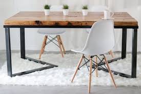 20 Gorgeous Diy Dining Table Ideas And Plans The House Of Wood Metal Dining Table Diy Dining Table Scandinavian Dining Table