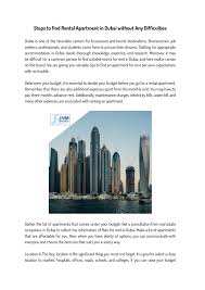 Check spelling or type a new query. Steps To Find Rental Apartment In Dubai Without Any Difficulties By Jnm Specialists Issuu