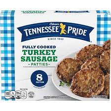 1.5 g sat fat (8% dv); Odom S Tennessee Pride Turkey Sausage Patties 8 Oz Delivery Or Pickup Near Me Instacart