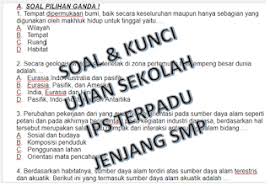 Soal Dan Kunci Jawaban Ujian Sekolah Ips Terpadu Kelas 9 Kherysuryawan Id