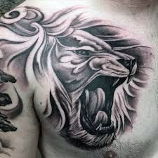 Top 73 Lion Chest Tattoo Ideas 2021 Inspiration Guide Lion Chest Tattoo Lion Tattoo Images Chest Tattoo