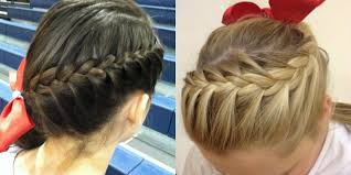 Straight wavy hair tutorial with nume iron. Absolutely Cute Cheer Hairstyles Any Cheerleader Will Love Hairstyles Haircuts And Hair Colors On Hairdrome C Cheer Hair Hair Styles Cheerleading Hairstyles