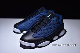 Retro 13 Black And Blue Air Jordan 13 Low Retro Navy Brave Blue Metallic Silver Black 310810 407 Outlet Price 104 81 Nike Air Max Flair Men S Nike Air Max Flair Running Shoes Air Jordans Air Jordan 13 Low Air Jordans Retro