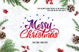 Holiday posters, banners, cards and much more, all ready to download in jpg and svg. Merry Christmas Hand Lettered Words Graphic By Svgasart Creative Fabrica
