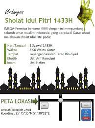 Pada momen tersebut, disunnahkan sholat idul fitri di masjid atau lapangan terbuka. Groups Google Com Group Tentangqatar Attach 55d