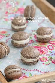 Homemade Cookies And Cream French Macarons Recipe Cookies And Cream Macaron Recipe Homemade Cookies