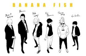 pin de shorter wong en バナナフィッシュ banana fish anuncios luminosos a silent voice estampado