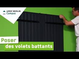 Comment Poser Des Volets Battants Leroy Merlin Youtube Volet Battant Volet Leroy Merlin
