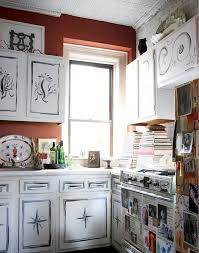 creative painted kitchen cabinets: our