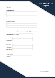 Zum ausdrucken / etiketten für briefe. Vollmacht