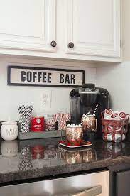 This coffee corner idea for a small space features a kitchen cart that this homeowner is using as a coffee serving station. 20 Coffee Station Ideas For Your Home Decor Craftsonfire Easy Home Decor Classic Christmas Decorations Home Decor Accessories