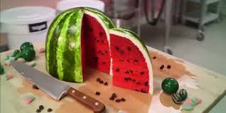 Grüner apfel + grüner apfel + Wassermelonen Kuchen Einfach Nur Lecker