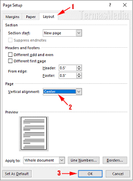 Maybe you would like to learn more about one of these? Meletakkan Teks Di Tengah Secara Vertikal Di Halaman Microsoft Word