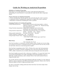 Definition of analytical exposition exposition is a text that elaborates the writer's idea about the phenomenon surrounding. Analytical Exposition Text
