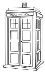 Tardis Outline Doctor Who Tattoos Tardis Tattoo Tardis Drawing