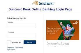 Now you can get online access to your accounts and pay your bills, make fund transfers, check account balance, set up alerts, schedule online loan payment anytime from anywhere. Suntrust Bank Online Banking Login Suntrust Online Banking Login