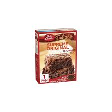 Water, vegetable oil and egg called for on brownie mix box. Buy Betty Crocker Original Supreme Brownie Mix American Food Shop