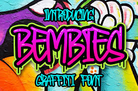 A attack graffiti by wep. Download Free Font Bembies